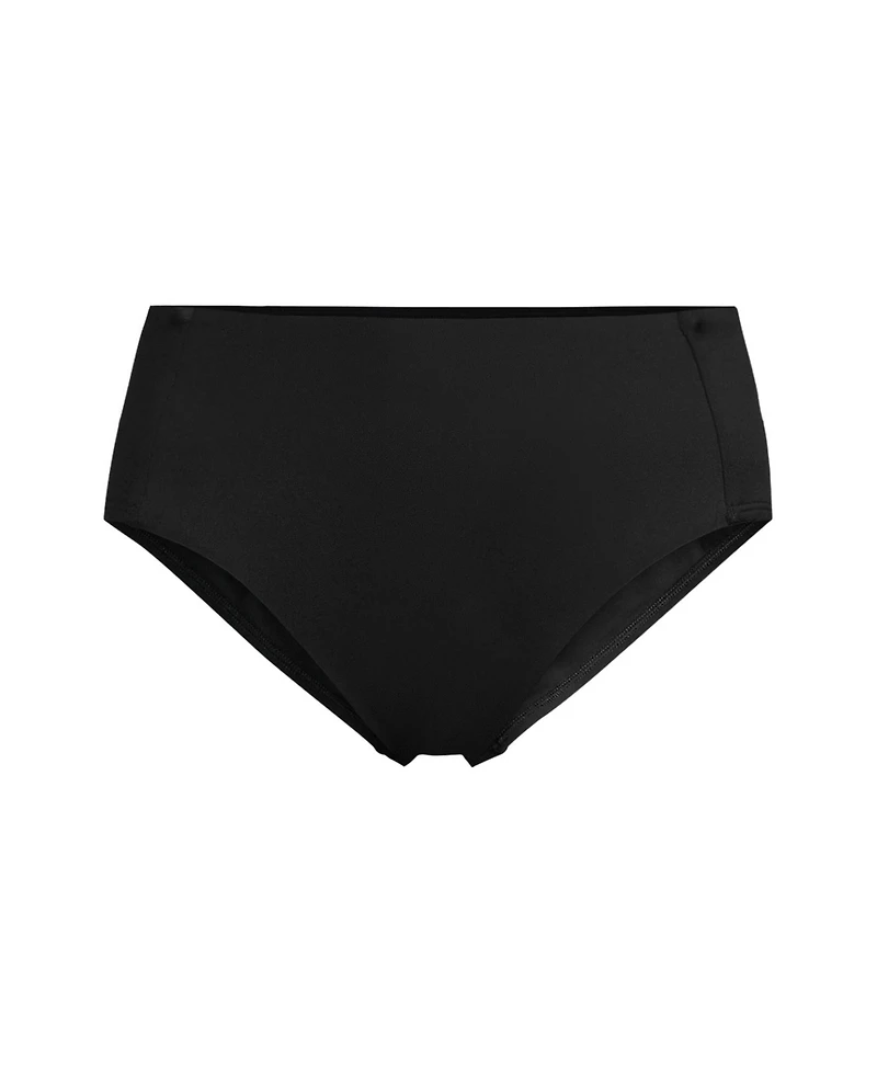 Lands' End Women's Mid Rise Bikini Bottoms