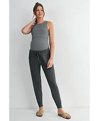 Hello Miz Maternity Relaxed Fit High Rise Joggers