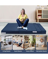 Gaomon Folding Sofa Bed, Foldable Couch Bed with Pillow, Convertible Sleeper Chair Folding Sofa Mattress