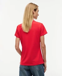 Tommy Hilfiger Women's Classic Pique Short-Sleeve Polo T-Shirt