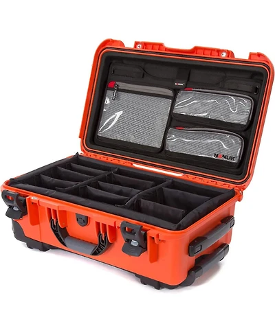 Nanuk Wheeled Series 935 Lightweight Nk-7 Resin Waterproof Hard Case with Lid Organizer and Padded Dividers