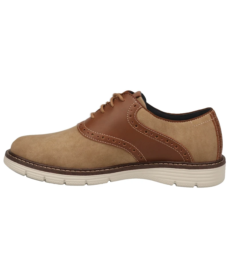 Dockers Men's Egan Casual Saddle Lace-Up Oxfords