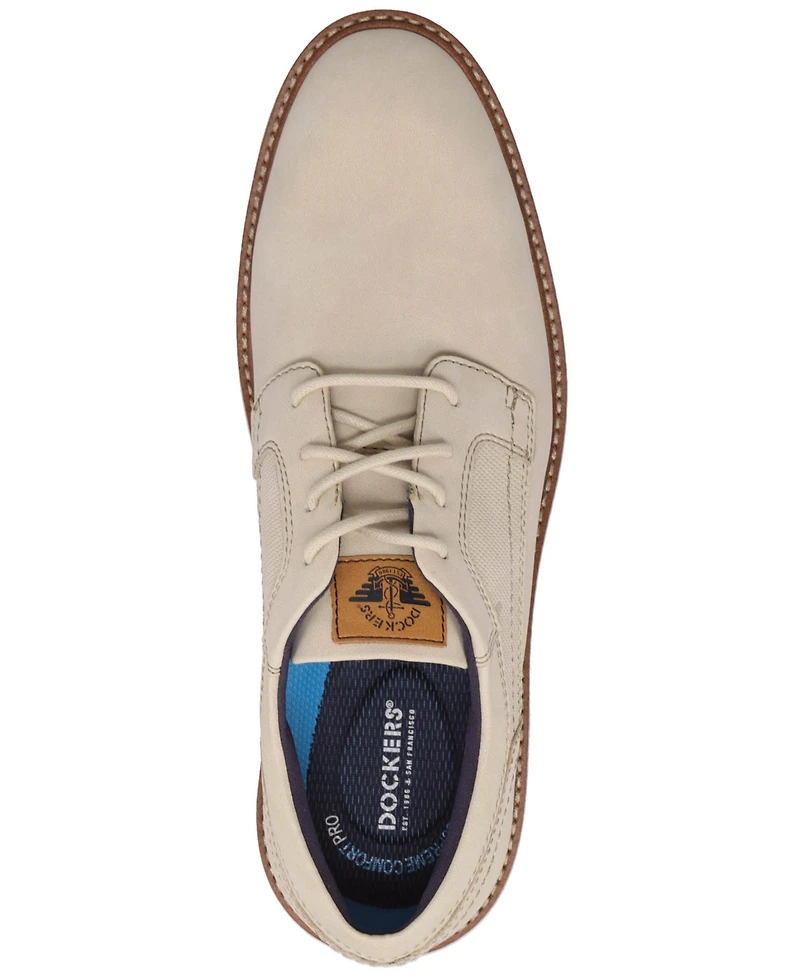 Dockers Men's Halstead Casual Crazy-Horse Lace-Up Oxfords