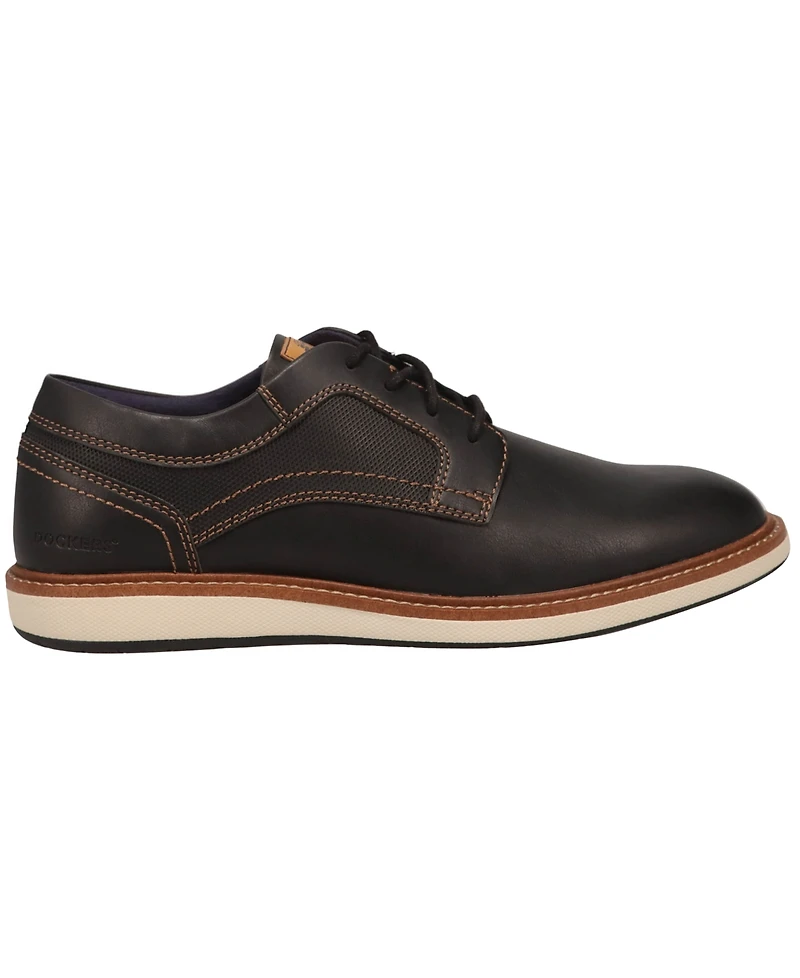 Dockers Men's Halstead Casual Crazy-Horse Lace-Up Oxfords