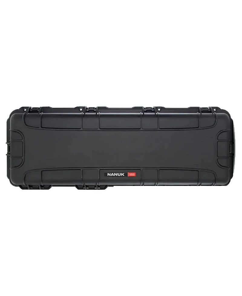 Nanuk 988 Wheeled Waterproof Case with Foam Insert for Equipment Storage, Black
