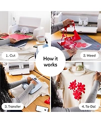 Cricut Puff Iron-On, Classics Sampler - 12 in x 12 in (6 ct)