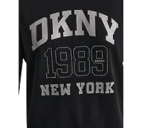 Dkny Sport Women's Crew Neck Pull-On Sweatshirt