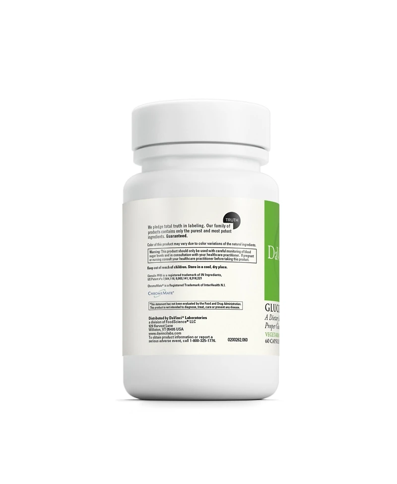 DaVinci Labs GlucoSynergy Dietary Supplement