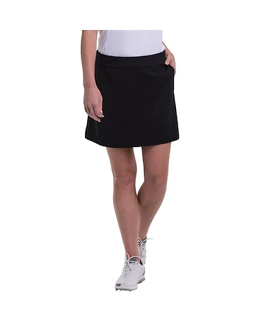 Ep Ny Women's Knit with Back Mesh Pleat Golf Skort