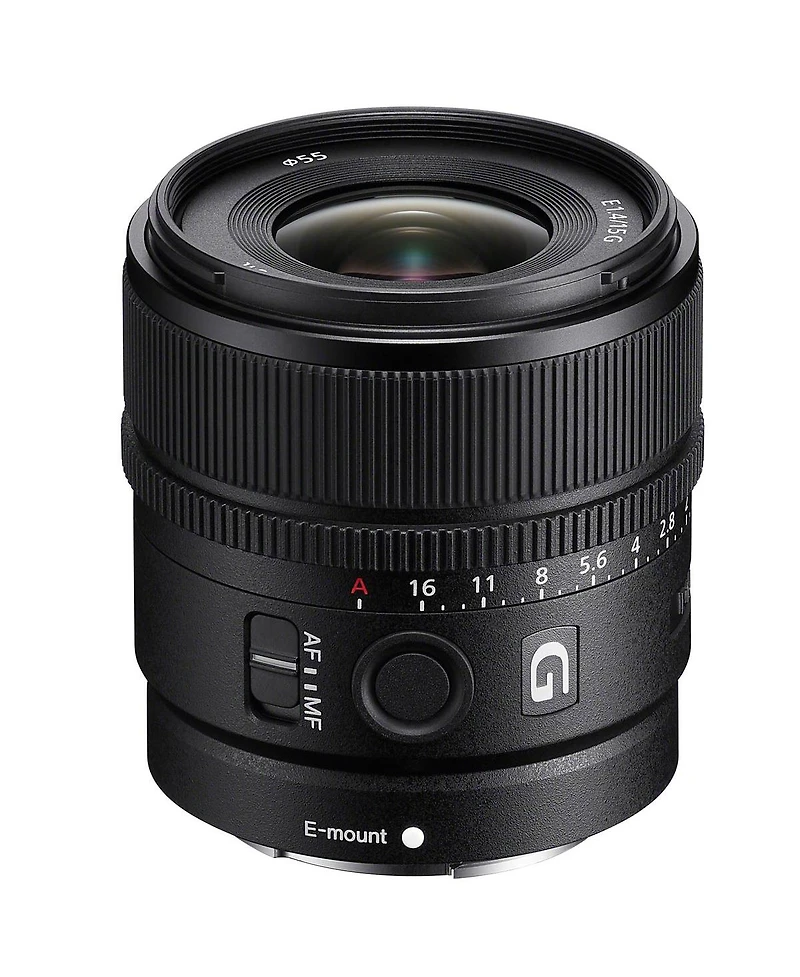 Sony E 15mm f/1.4 G Lens, Bundle with 55mm Essentials Filter Kit, Cleaning Kit and Cleaning Cloth