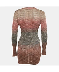 Pre-Owned Missoni Women's Lurex Rib Knit Cardigan