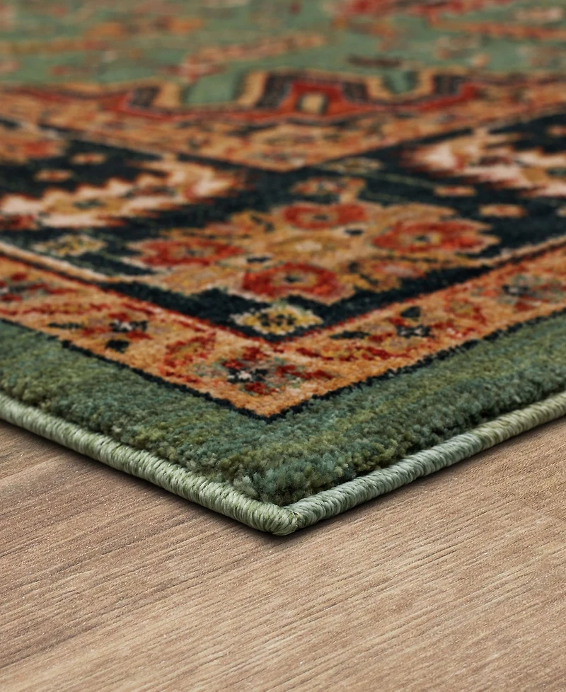 Closeout! Karastan Spice Market Deir Aquamarine 5'3" x 7'10" Area Rug