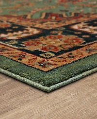 Closeout! Karastan Spice Market Deir Aquamarine 5'3" x 7'10" Area Rug