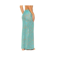 Guria Beachwear Women's Side Slit Long Skirt Cover-up