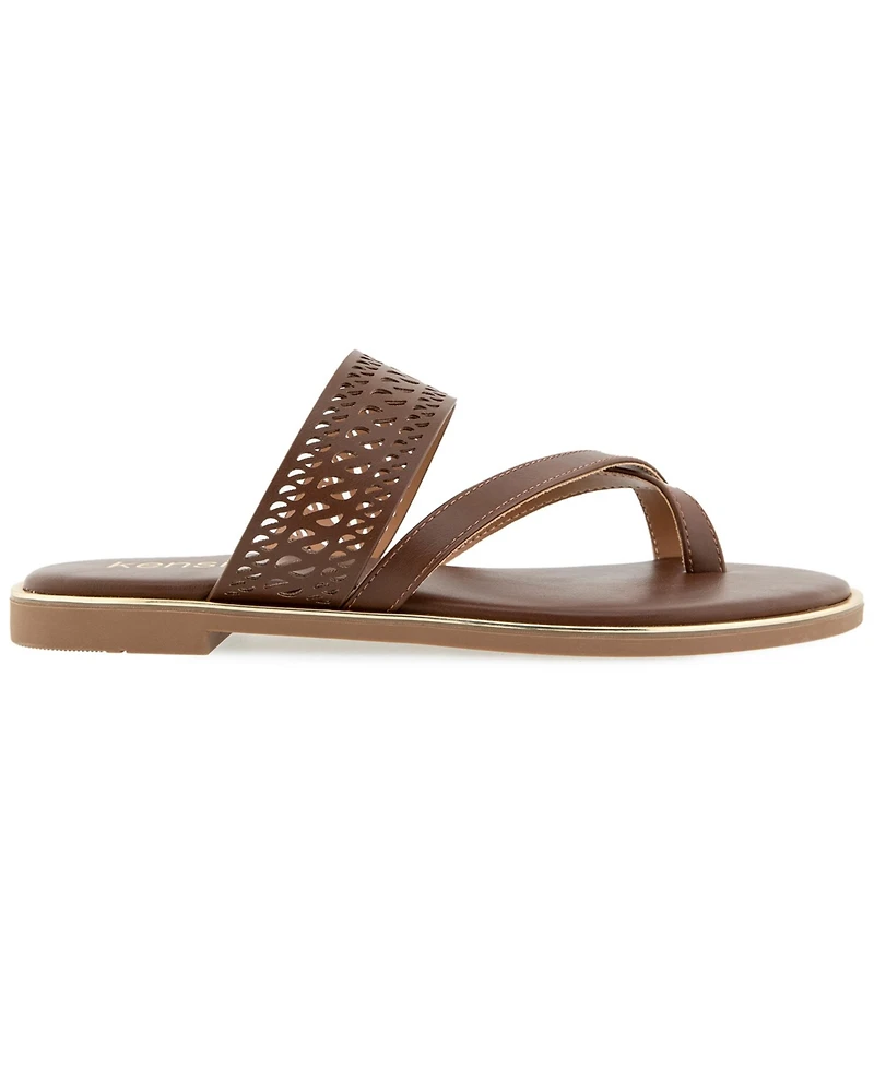 Kensie Women's Mia Flat Sandal