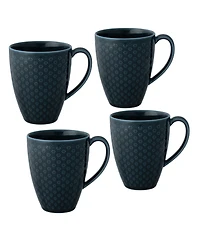 Noritake Kikko 16 oz. Mugs, Set of 4