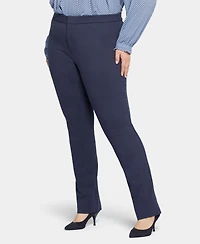 Nydj Plus Slim Trouser Mid-Rise Pants