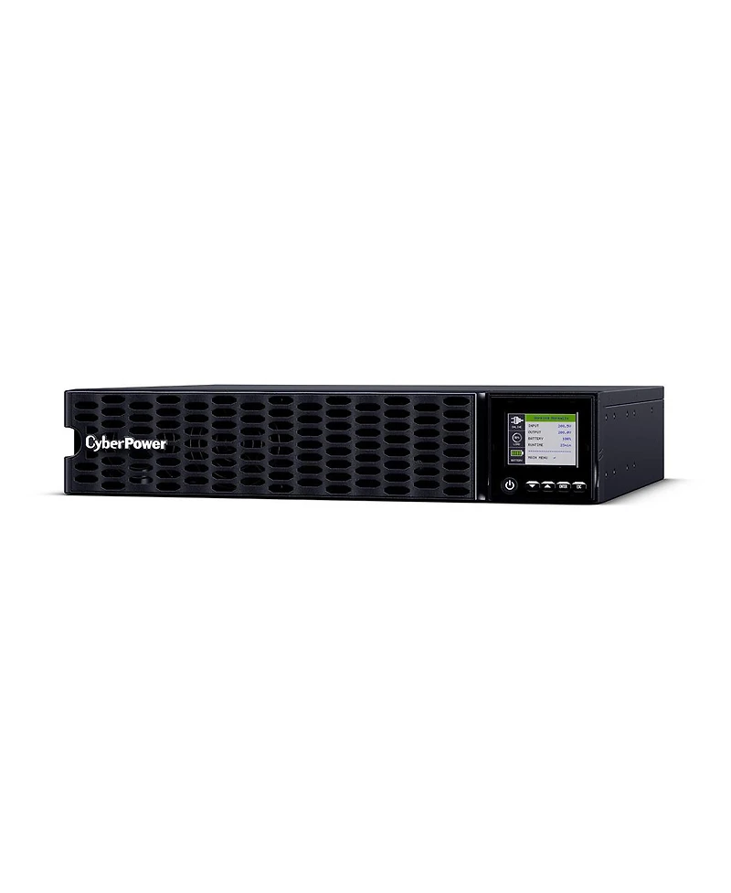 CyberPower OL3KRTHD 3000VA/2700W Smart App Online Sine Wave Lcd Rack/Tower Convertible Ups System, Black