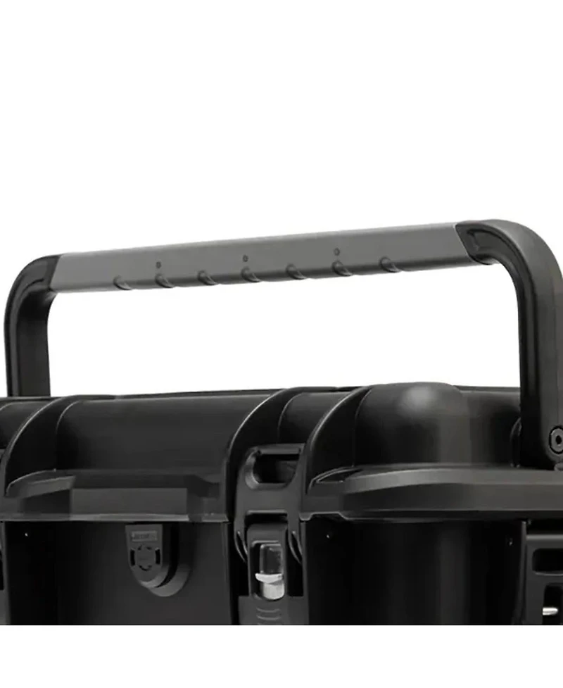 Nanuk T30 Top Loader Waterproof Hard Case with 2-Pocket Lid Organizer and Padded Dividers, Black