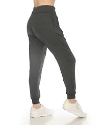 White Mark Women's High-Waist Pleated Lounge Pants