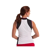 Ep Ny Women's Stand Collar Sleeveless Golf Polo