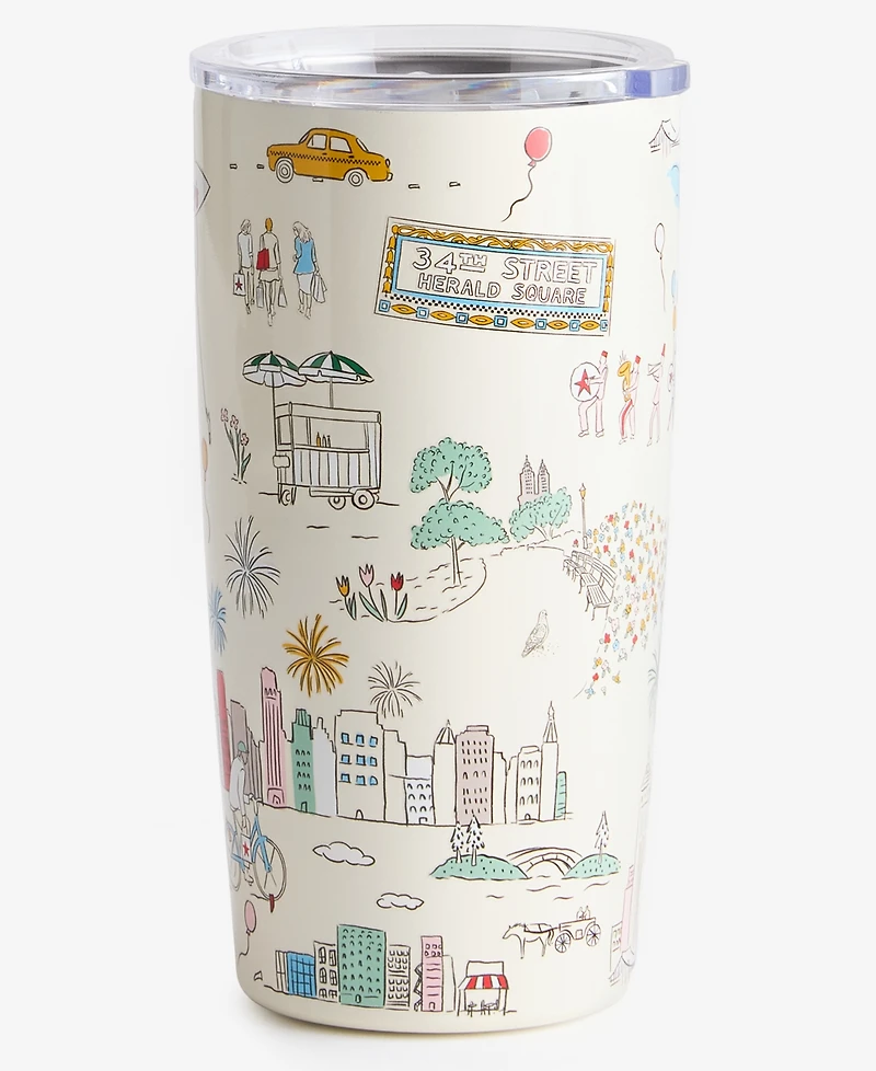 Macy's Printed Stainless Steel Tumbler, Macy's Exclusive