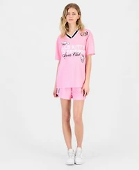 Love Tribe Juniors Hello Kitty Graphic Jersey Top Shorts