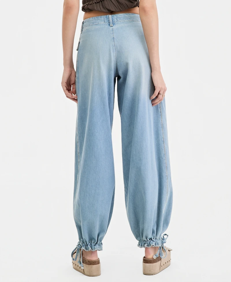 Free People Women's Mid-Rise Balloon Jeans