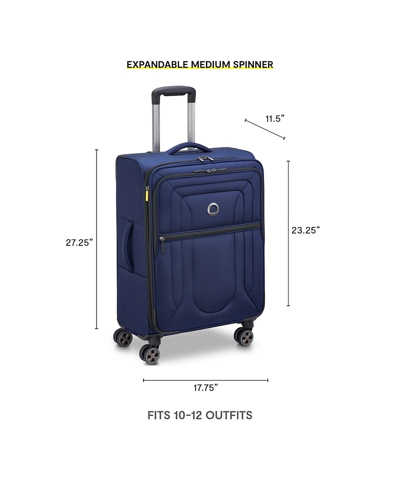 Delsey Paris Shadow Dlx Medium Check-In Spinner