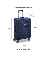 Delsey Paris Shadow Dlx Medium Check-In Spinner
