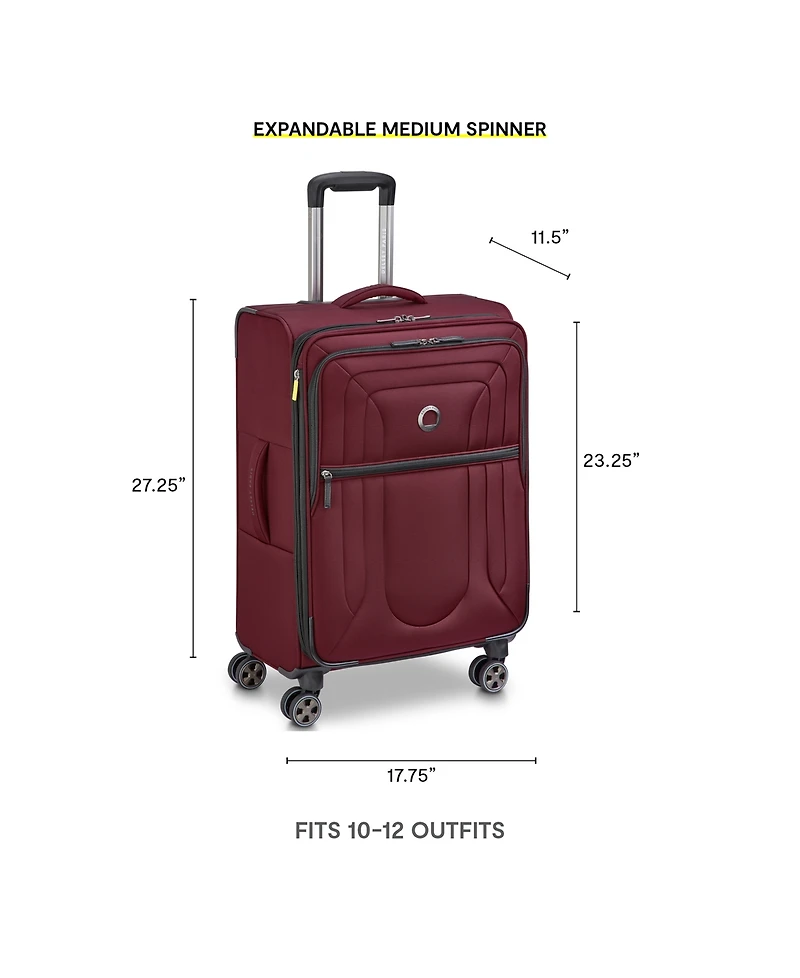 Delsey Paris Shadow Dlx Medium Check-In Spinner