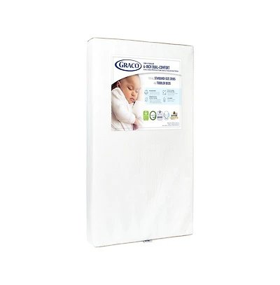 Graco Premium Dual-Comfort 6-Inch Crib & Mattress