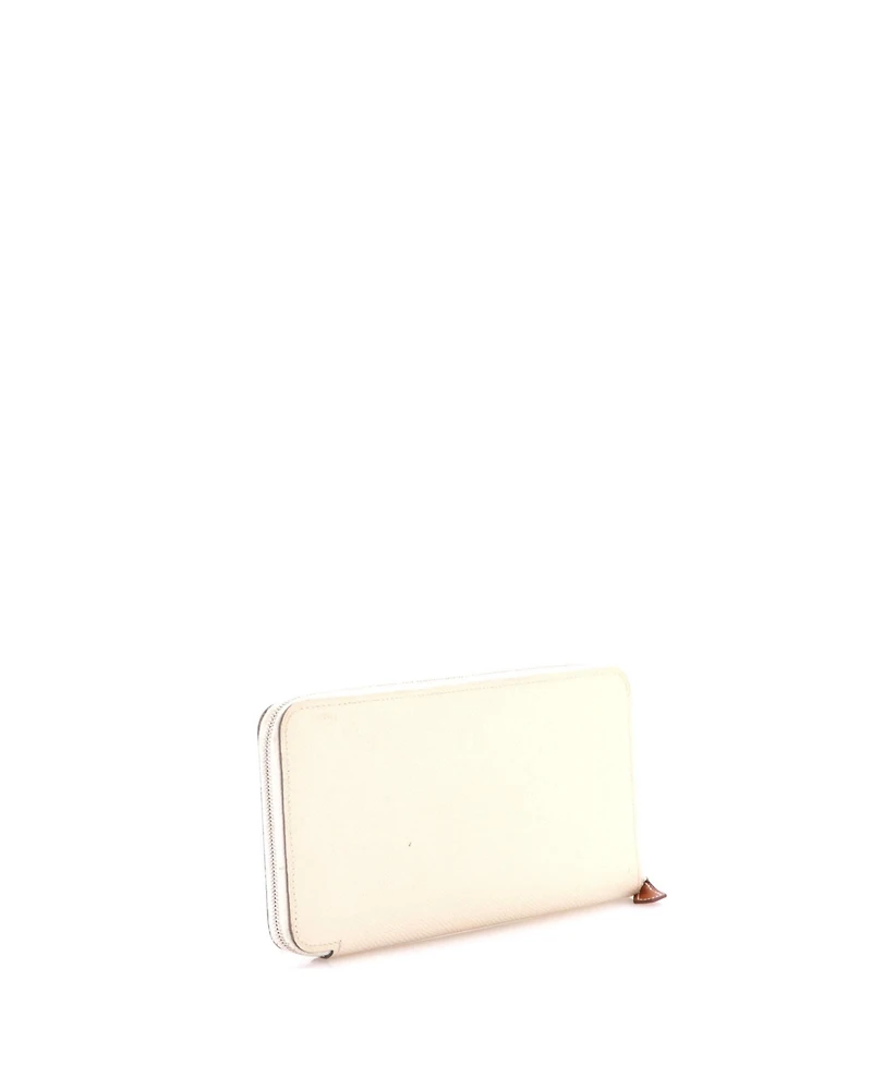 Pre-Owned HERMES Long Azap Zip Around Wallet Silk'in Epsom