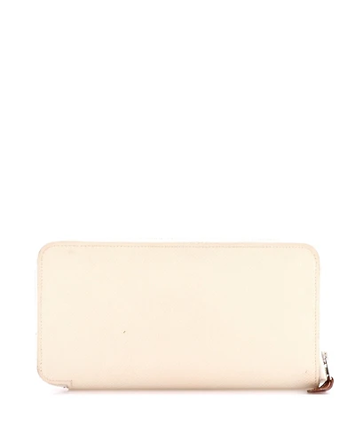 Pre-Owned HERMES Long Azap Zip Around Wallet Silk'in Epsom