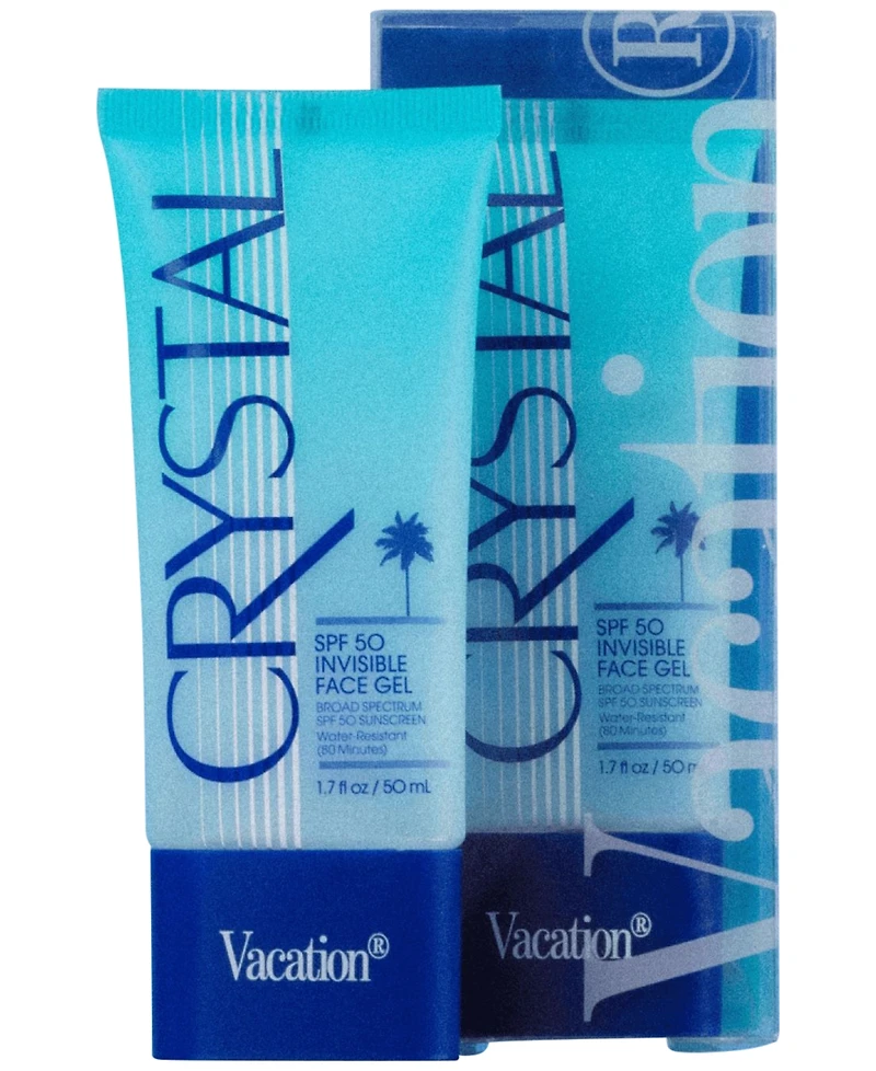 Vacation Crystal Spf 50 Invisible Face Gel, 1.7 oz.