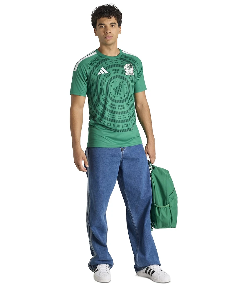 adidas Men's Mexico 26 Home Fan Jersey Crewneck T-Shirt