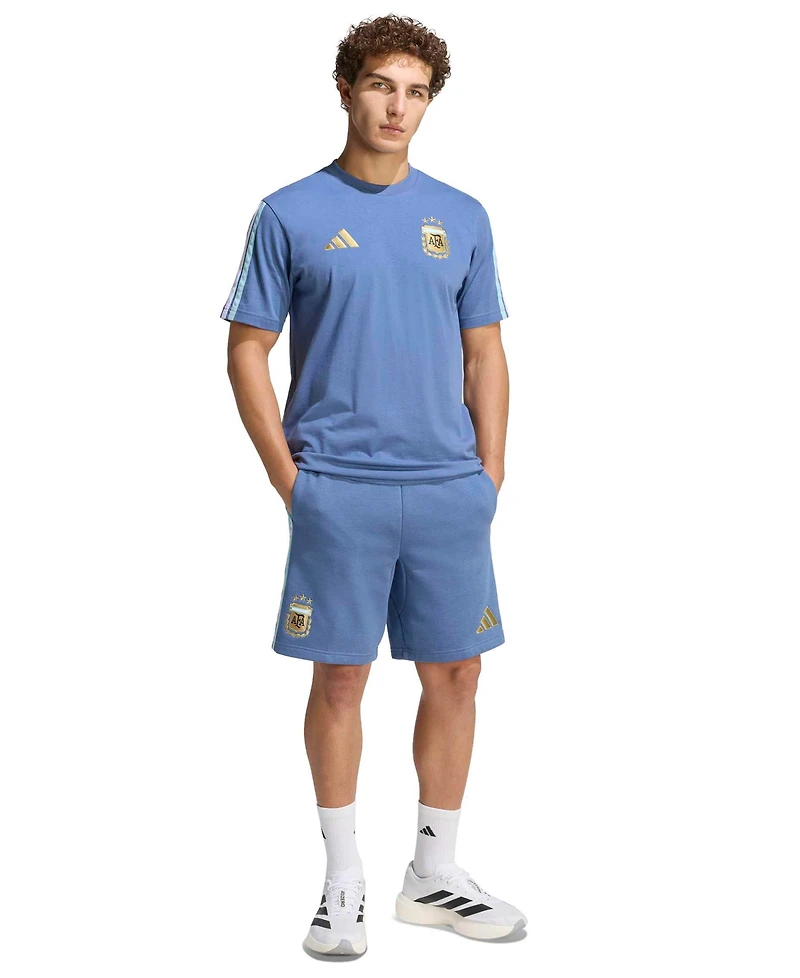 adidas Men's Argentina Dna Fleece Regular-Fit Shorts