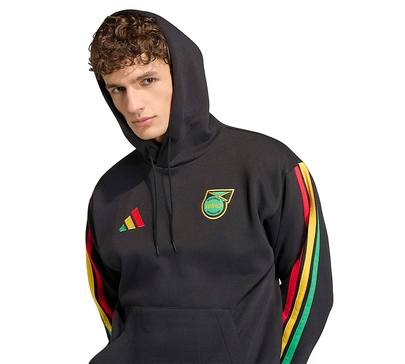 adidas Men's Jamaica Dna Long-Sleeve Fleece Hoodie