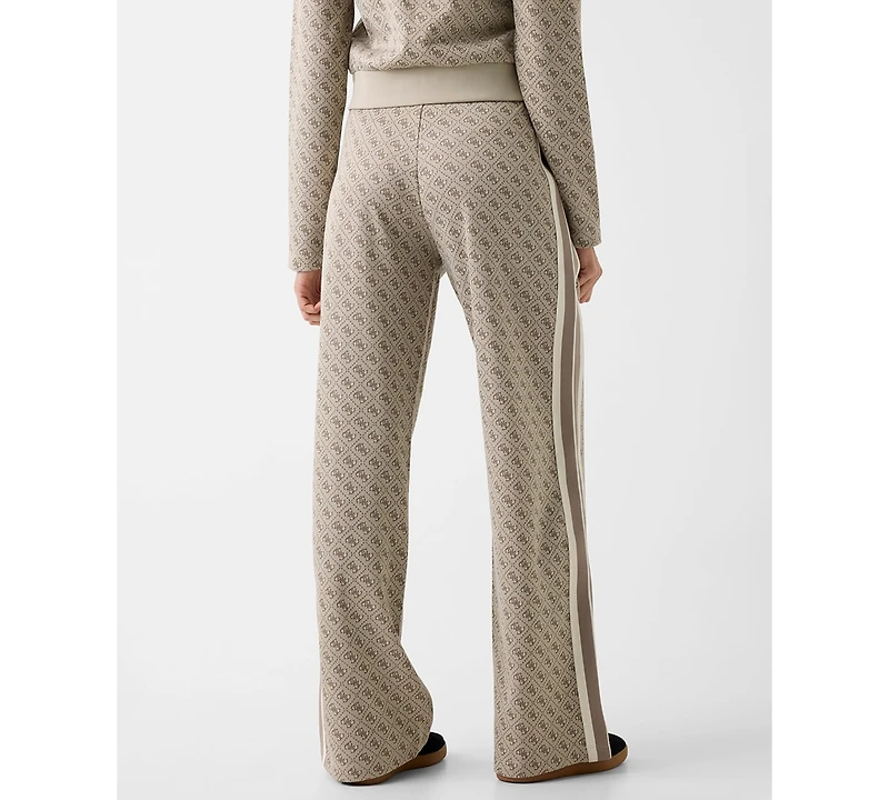 Guess Women's Jacquard Straight Leg Pants