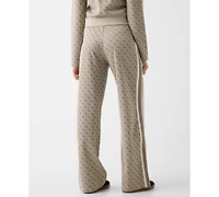 Guess Women's Jacquard Straight Leg Pants