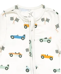 Copper Pearl Baby Boys' Speedster Zip-Up Footie