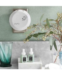 Nest New York Pura Smart Home Fragrance Wild Mint Diffuser Refill Duo Set
