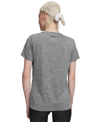 Under Armour Women's Tech Short-Sleeve V-Neck Top