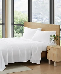 Frye Linen Weave 200-Thread Count Cotton 4-Pc. Sheet Set