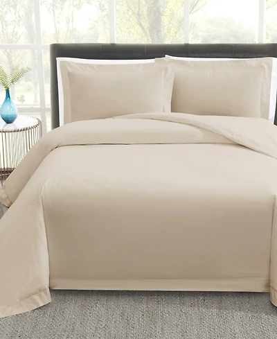 Vince Camuto Classic 400-Thread Count Cotton 3-Pc. Duvet Cover Set