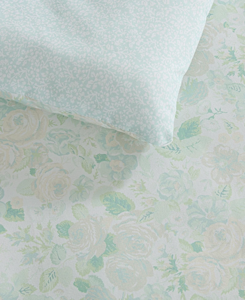 Laura Ashley Quartet Washed Microfiber -Pc. Comforter Set