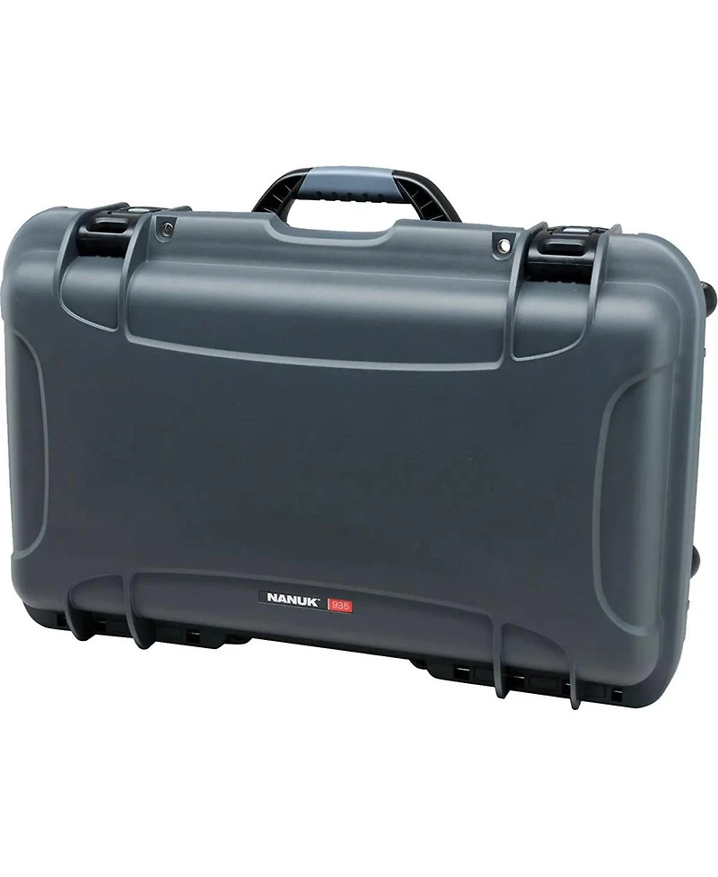 Nanuk Wheeled Series 935 Lightweight Nk-7 Resin Waterproof Protective Case for Dslr Camera, 3 Lenses, Flash, Graphite