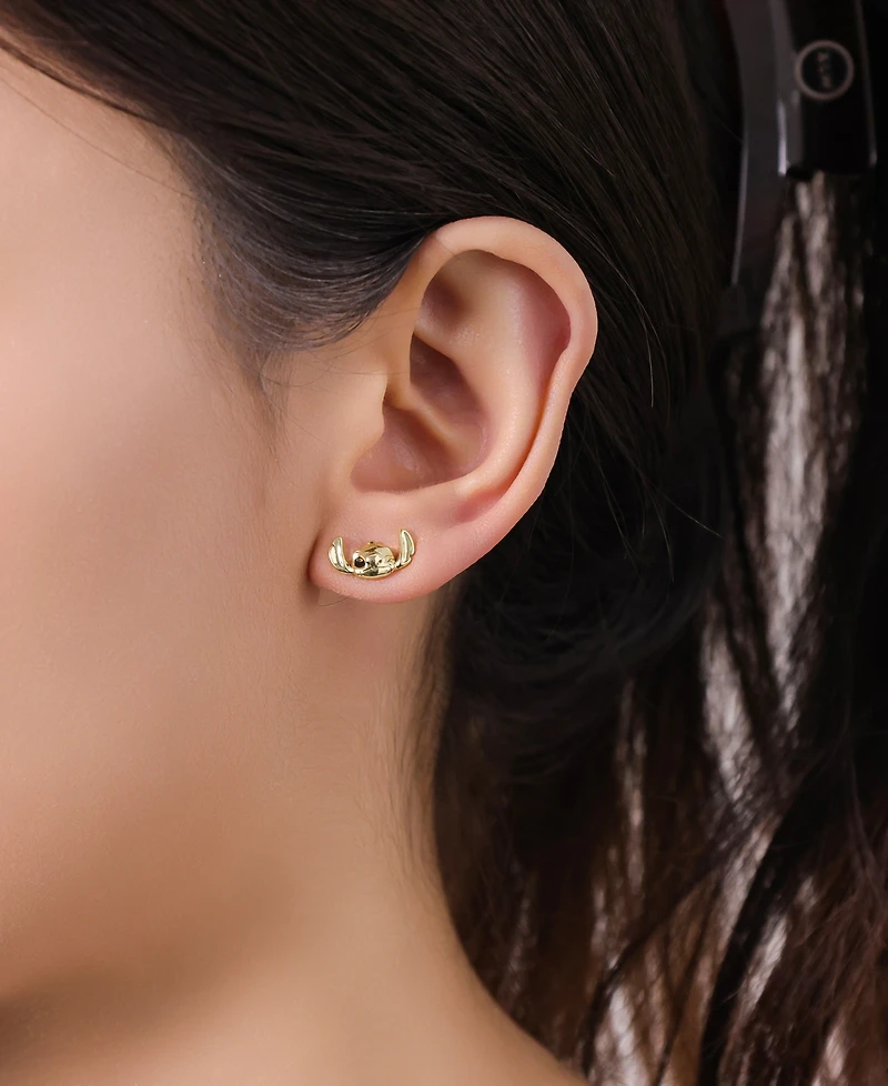 Disney Stitch Mother of Pearl Trio Earring Set