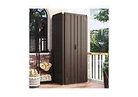 Aecojoy Outdoor Storage Cabinet Waterproof with Shelves