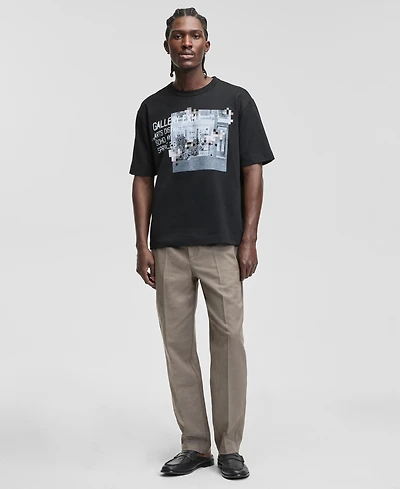 Mode of One Men's Relaxed-Fit Solid Linen Pants, Macy's Exclusive